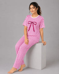 Bow Bliss Nightwear - Pink