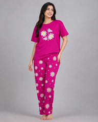 Pink Garden Pajama Set