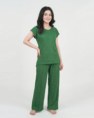 Cozy Core Lounge Set - Forest Green