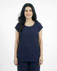 Cozy Core Lounge Set - Navy Blue