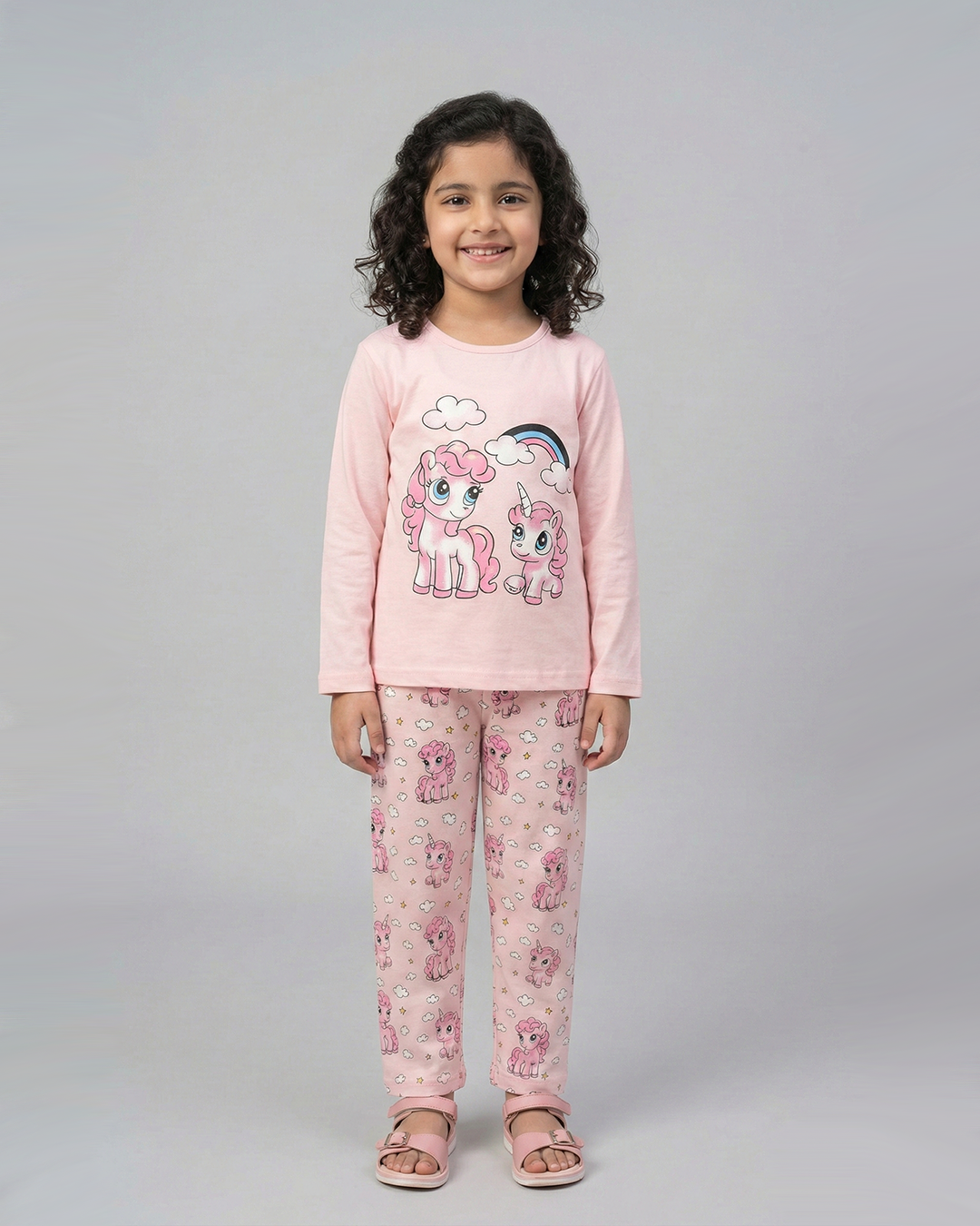 Cute Pony & Unicorn Pajama Set