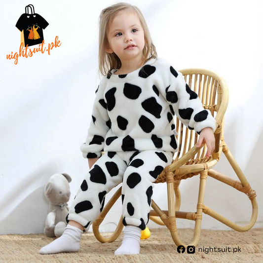 White Cow Kids Sweatshirt & Pant