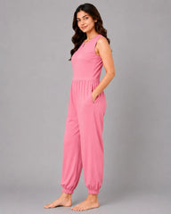 Classic Jumpsuit - Baby Pink