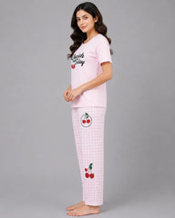 Cherish Today Night Suit - Pink
