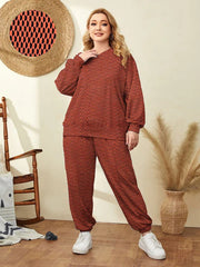 Maroon Women Fleece Nightsuit