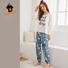 Need more Sleep Print PJ Set