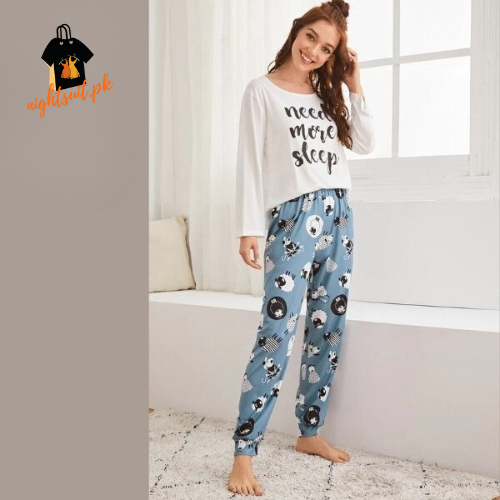 Need more Sleep Print PJ Set