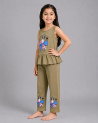 Bunny Bloom Sando Set - Light Brown