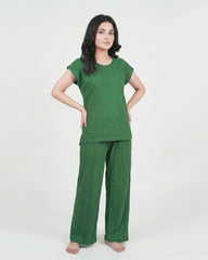 Cozy Core Lounge Set - Forest Green