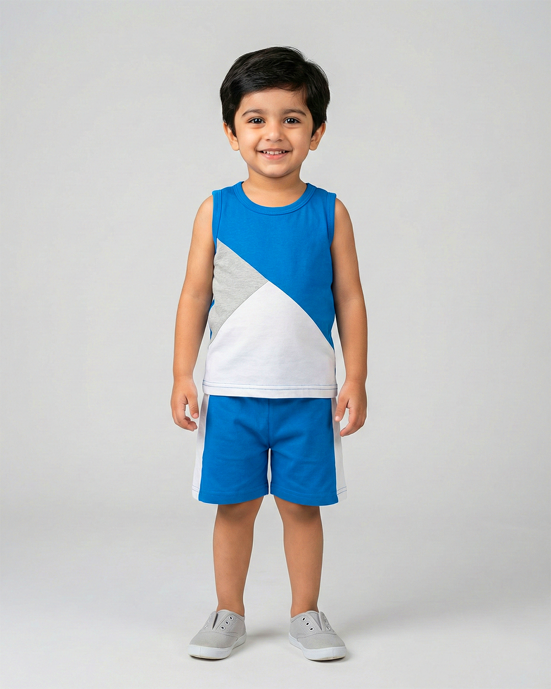 Mono Sport Shorts Set - Blue