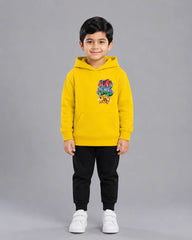 Kids Winter Hoodie Set | Love Joy Peace Printed