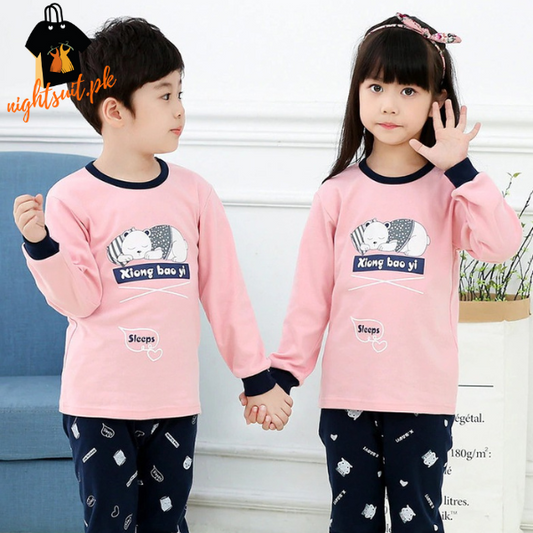 Pink Sleeping Bear Kids wear