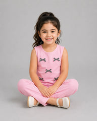 Baby Pink Bow Set