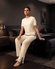 Baggy Style Loungewear - Cream