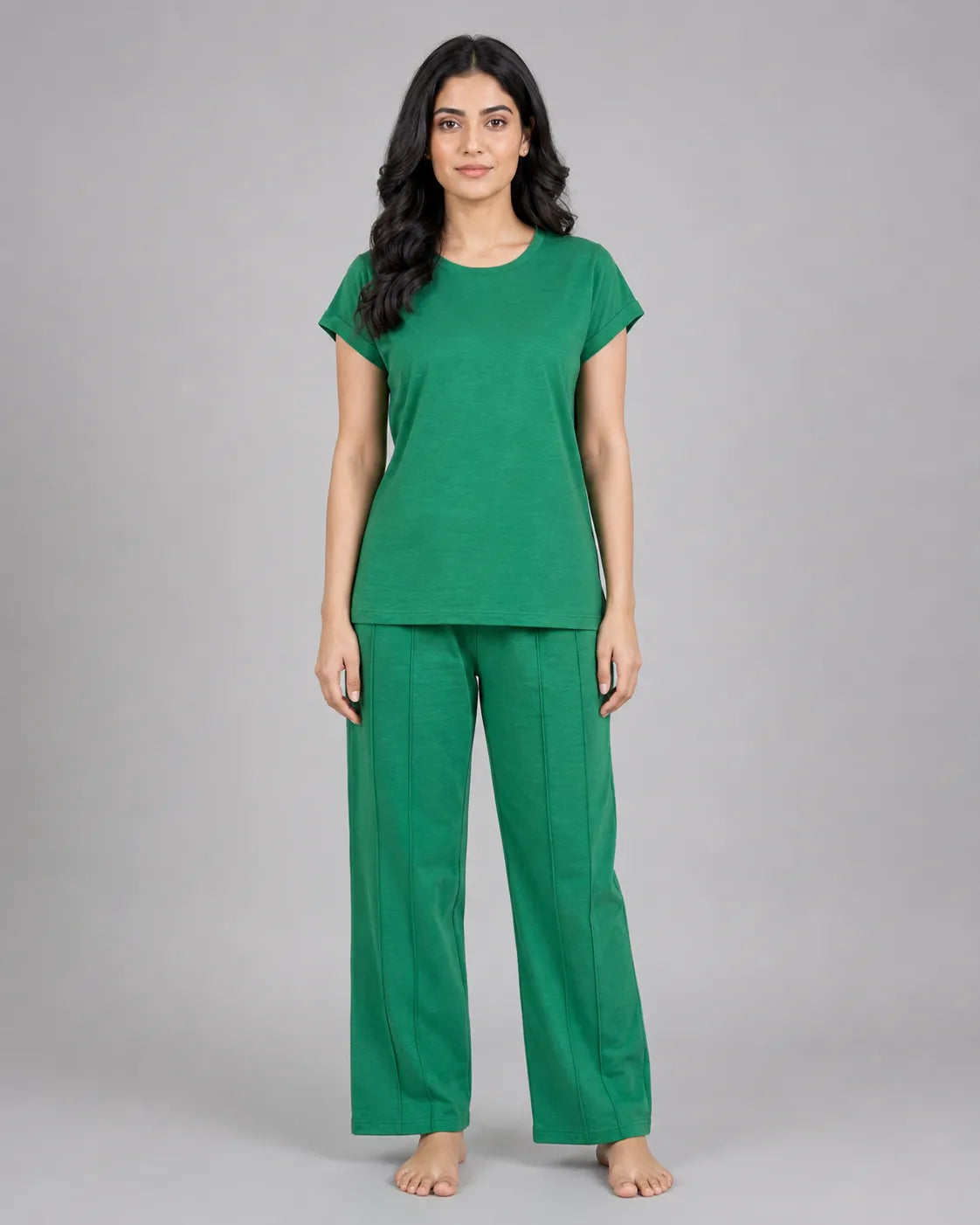 Cozy Core Lounge Set - Forest Green