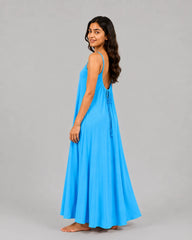 Cami Flow Maxi Dress - Sky Blue