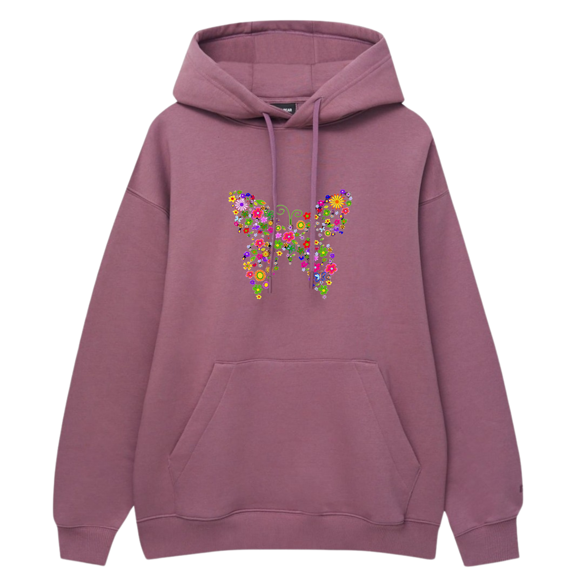 Multi Color  Butterfly Hoodie