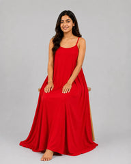 Cami Flow Maxi Dress - Red