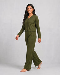 Olive Aura Lounge Set