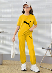 Kids Matching Set | Leopard - Yellow