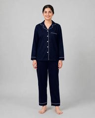 Navy Blue Classic Dream Lounge Set