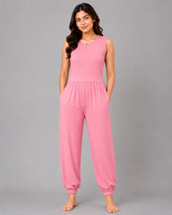 Classic Jumpsuit - Baby Pink