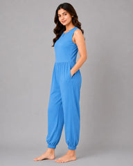 Classic Jumpsuit - Sky Blue