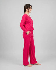 Deep Magenta Aura Lounge Set