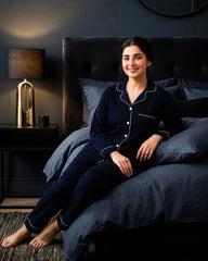 Navy Blue Classic Dream Lounge Set