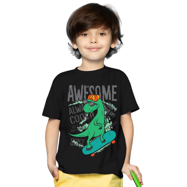 AWESOME DINO T Shirt for Kids