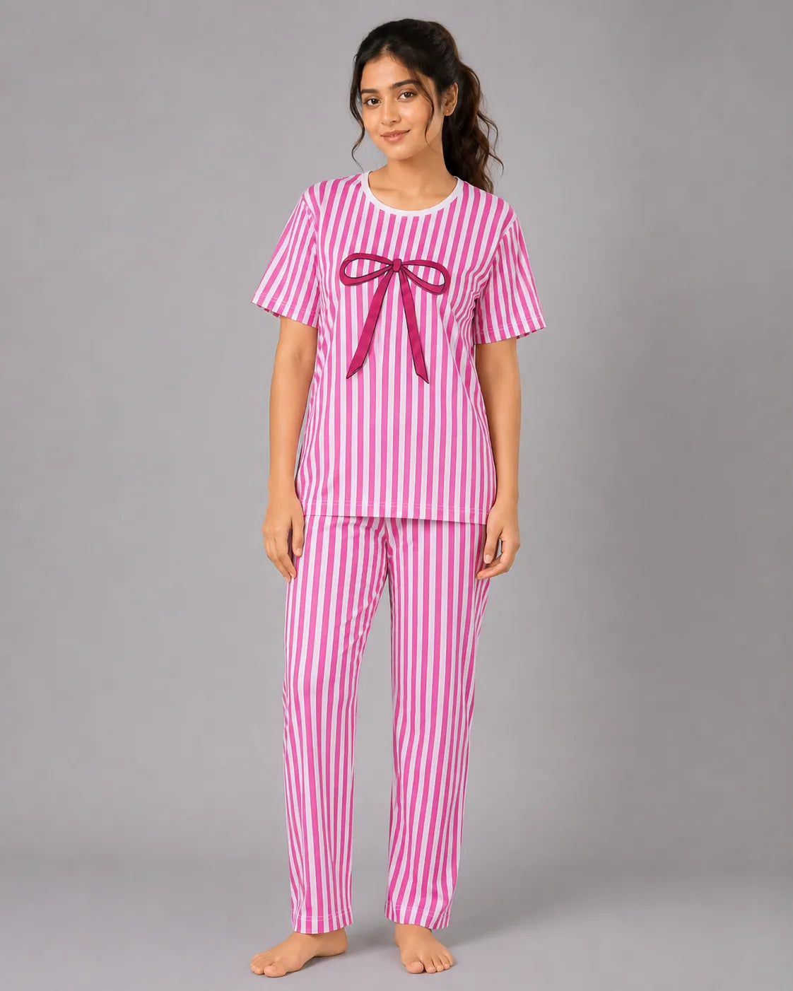 Bow Bliss Nightwear - Pink