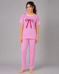 Bow Bliss Nightwear - Pink