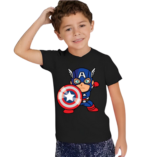 Captain America T Shirt For Kids