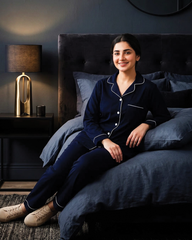 Navy Blue Classic Dream Lounge Set