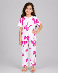 Rosy Bow Pajama Set
