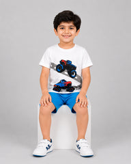 Turbo Truck Short Set - Sky Blue