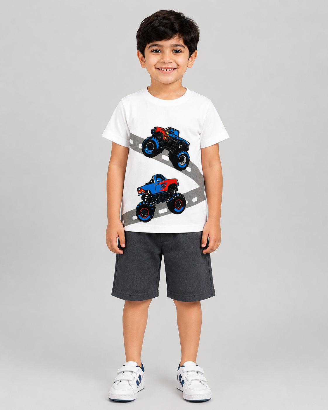Turbo Truck Short Set - Dark Grey