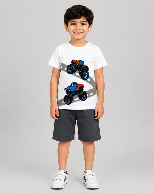 Turbo Truck Short Set - Dark Grey