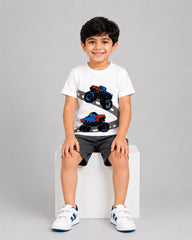 Turbo Truck Short Set - Dark Grey