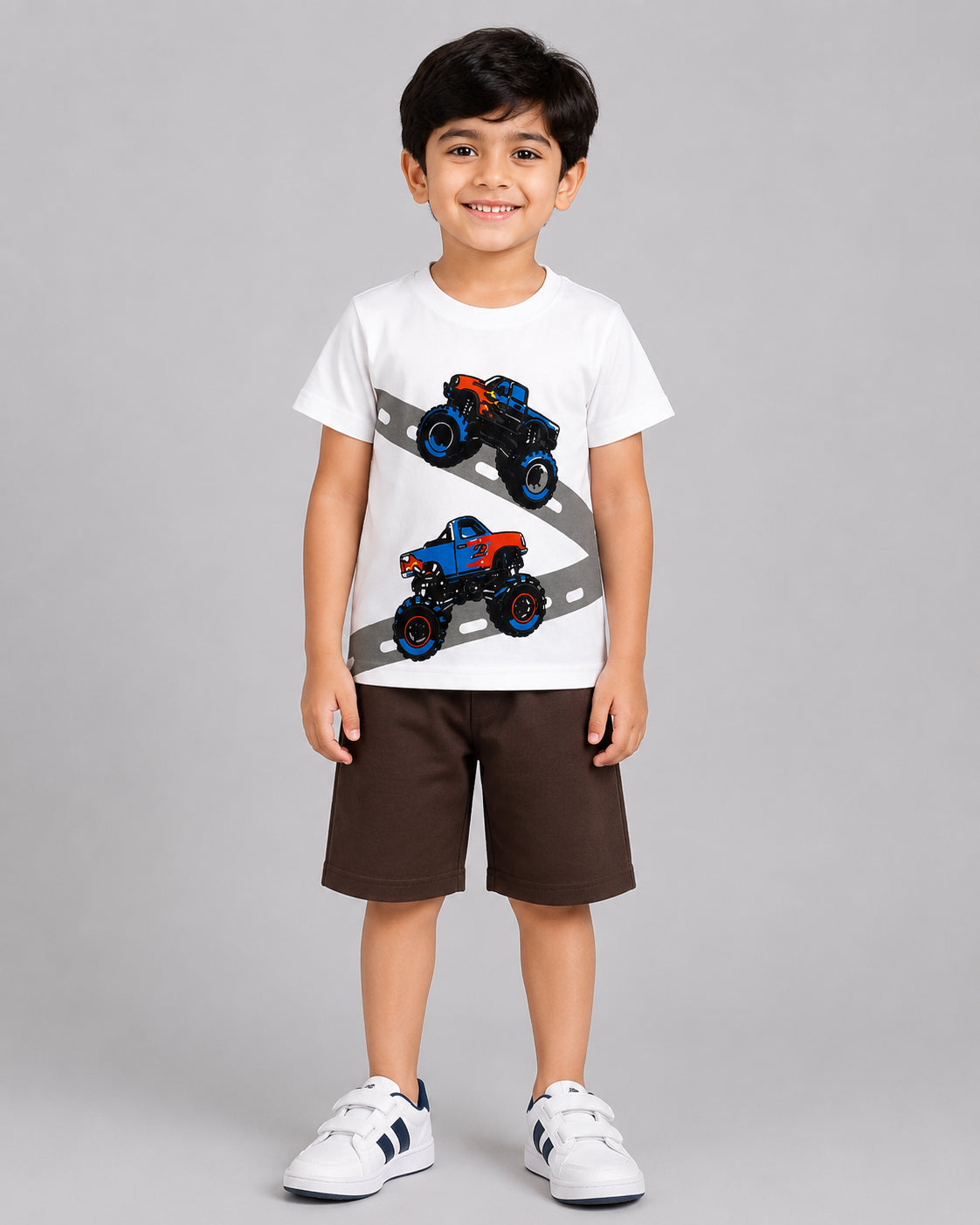 Turbo Truck Short Set - Dark Brown