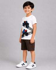Turbo Truck Short Set - Dark Brown