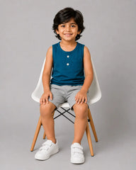 Blue & Grey Sando Set