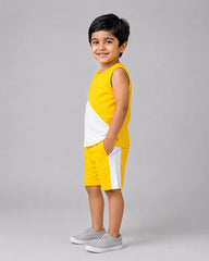 Mono Sport Shorts Set - Yellow