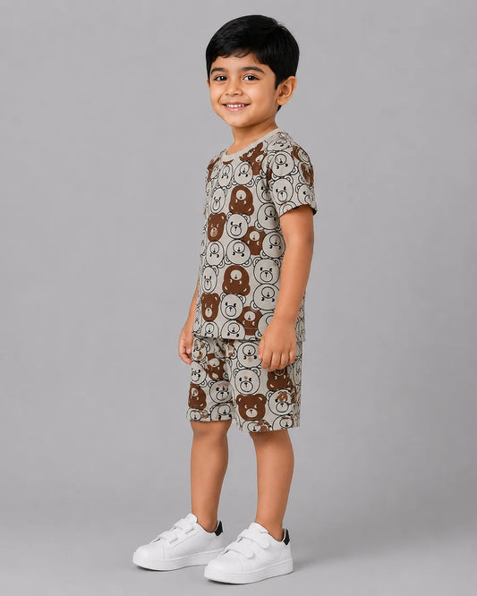 Bear Buddy Short Set