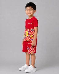 LV Great Short Set - Red