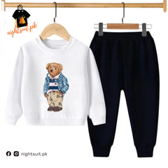 Kids Winter Sweat Shirt Set | Polo Bear Printed