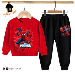 Red Spiderman Kids Sweatshirt & Pant