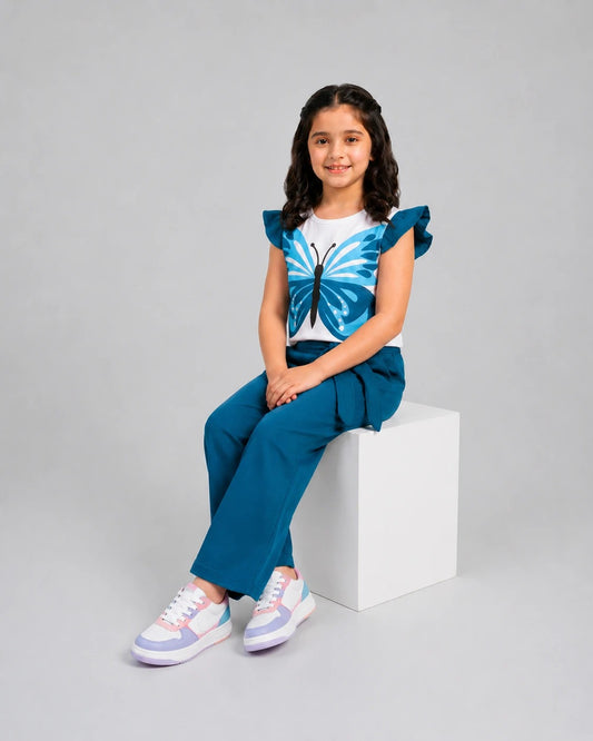 Fairy Wing Pajama Set - Blue