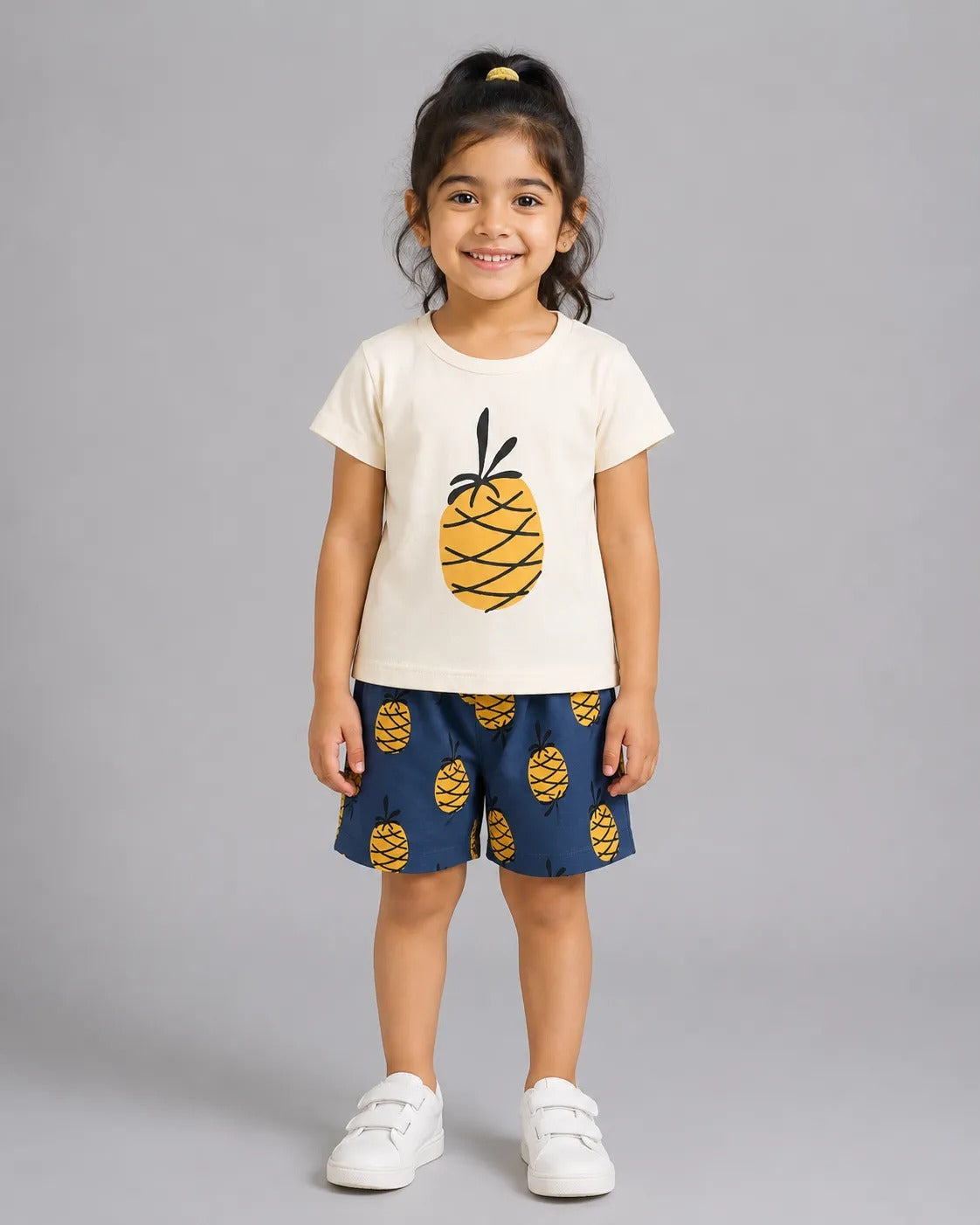 Cute Pineapple Short Set