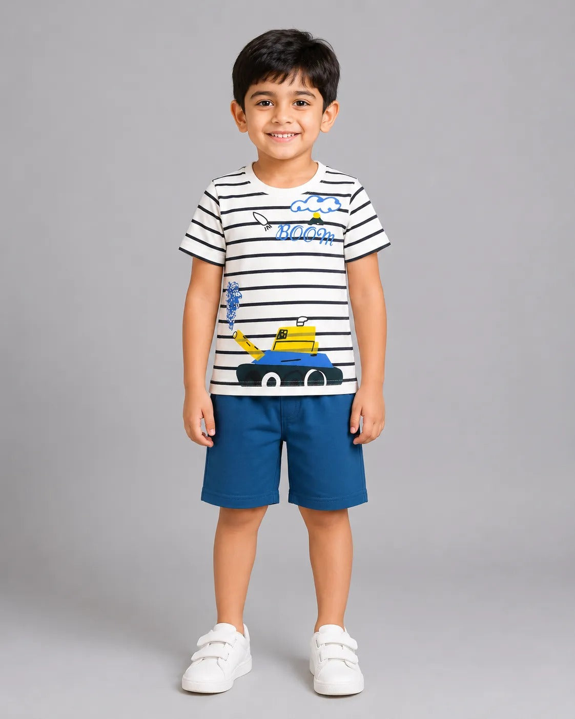 Striped Tank Short Set